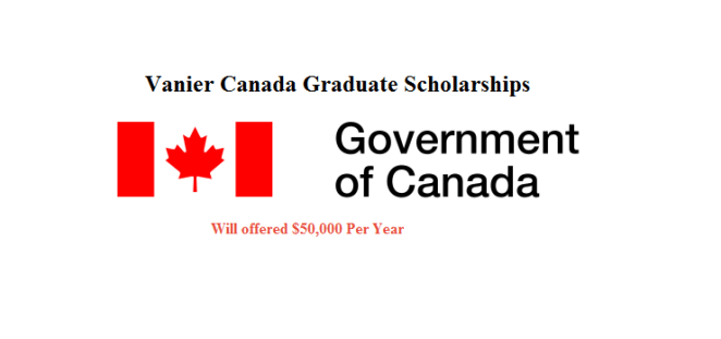 Vanier Canada Graduate Scholarship