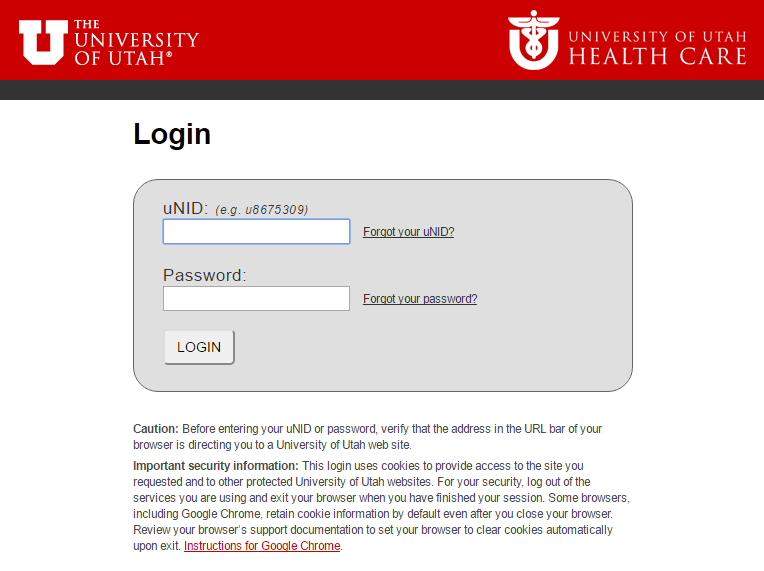 University of Utah the U Student Portal Login cis.utah.edu
