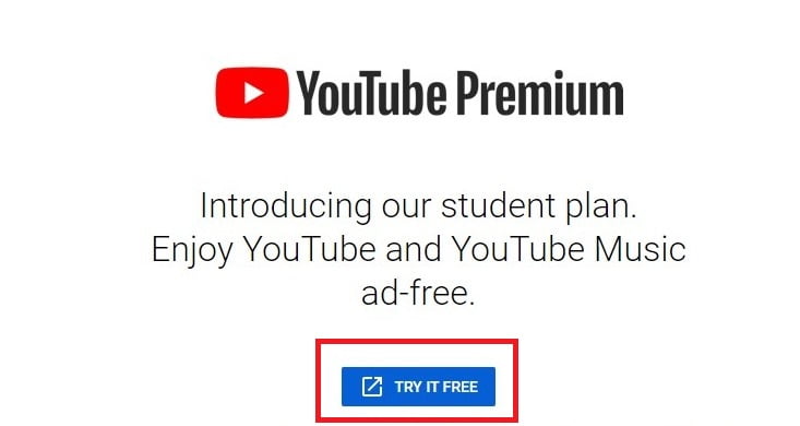 Come ottenere uno sconto per studenti Premium di YouTube