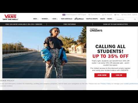 vans student discount and codes