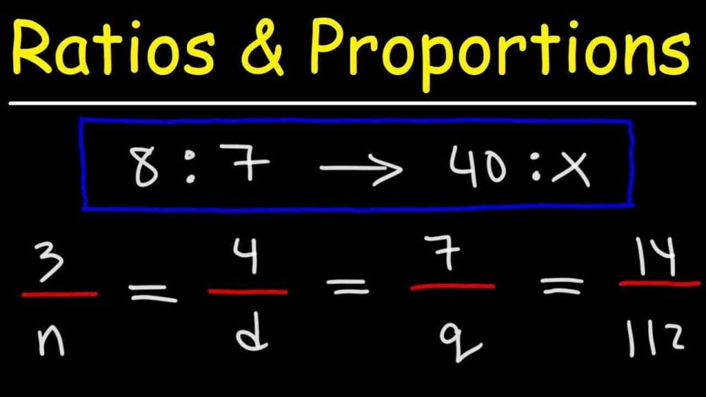 ratio and proportion