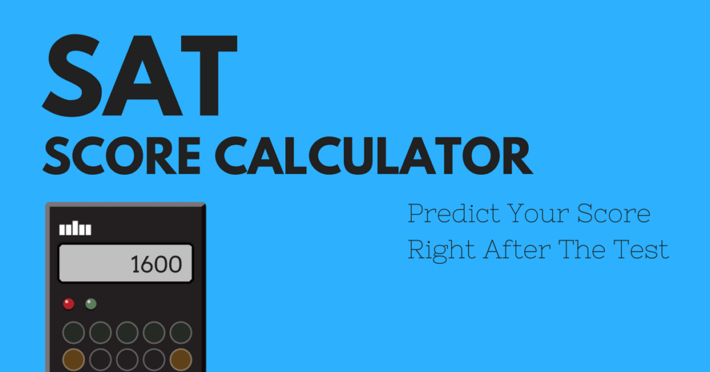 How To Calculate SAT Score
