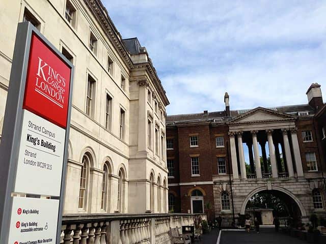 Akseptrate for King's College London