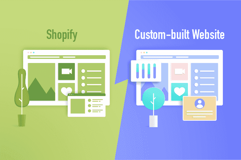 Differences Between Custom Site and Shopify - eCommerce