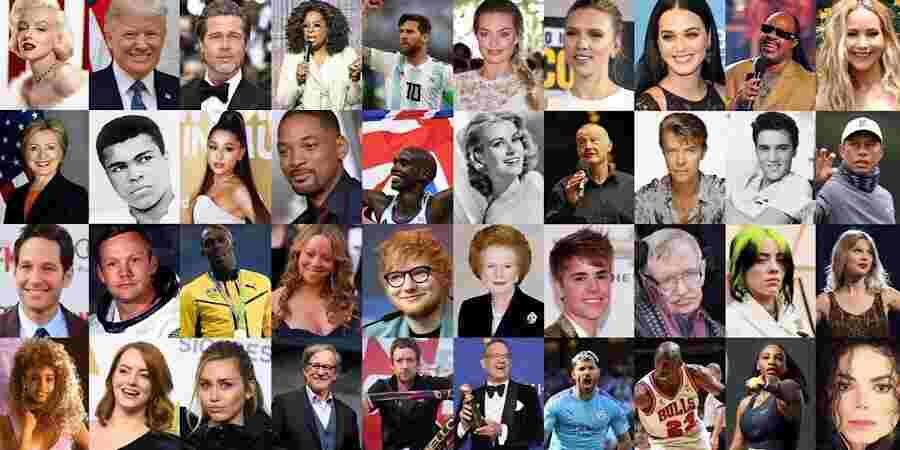 La gent més famosa del món