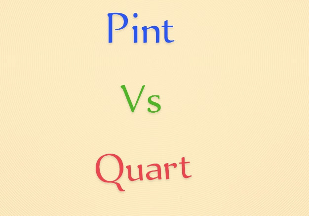 Pinta vs Quart