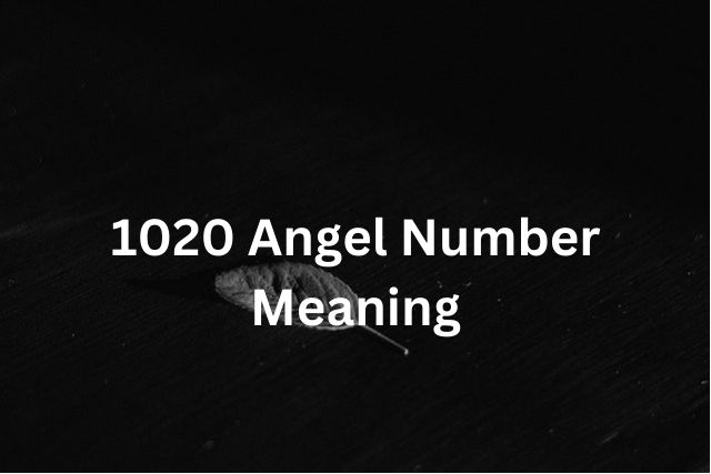 1020 Angel Number Lub ntsiab lus