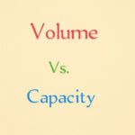 Volym vs kapacitet