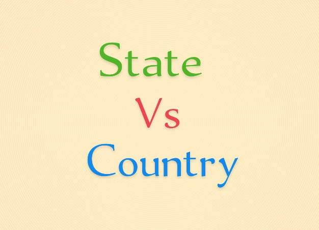 Osavaltio vs maa