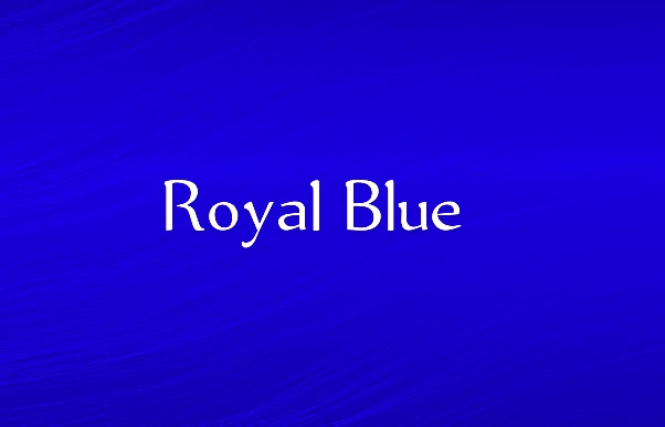 Royal Blue против Blue Blue