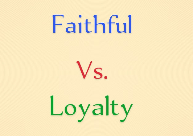 Uskollinen vs uskollisuus