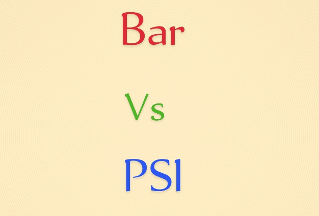 Bar vs PSI