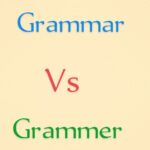 Grammar vs Grammer