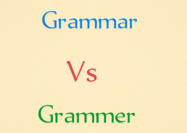 Grammar vs Grammer 