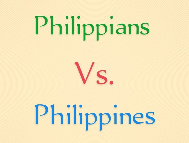 Philippians vs Philippines