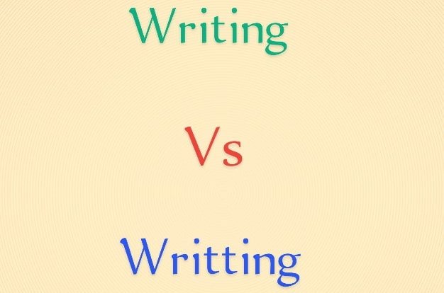 Writing vs Writting