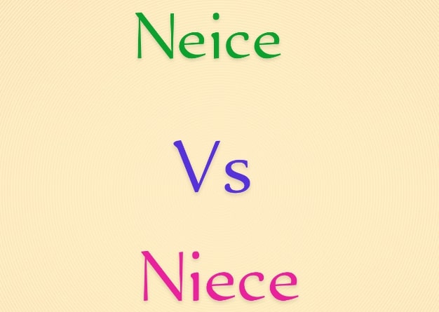 Neice vs Niece