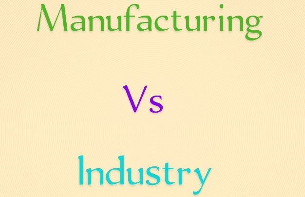 Manufacturing vs Industry