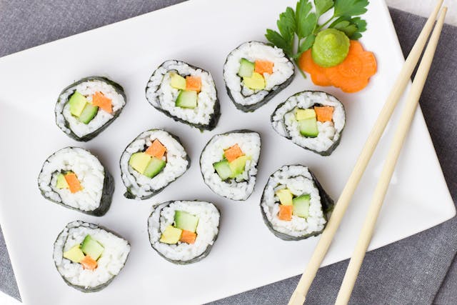 Sushi ris vs hvit ris